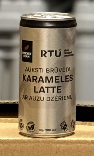 Auksti brūvēta karameles latte